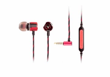 itek Taurus IE100 Auricolare Cablato In-ear Gaming Nero, Rosso