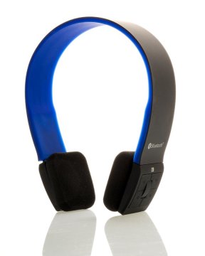 itek ITEH03LBB cuffia e auricolare Wireless A Padiglione Bluetooth Nero, Blu