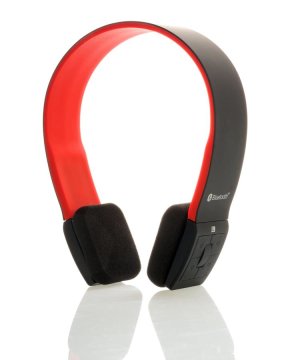 itek ITEH03LBR cuffia e auricolare Wireless A Padiglione Musica e Chiamate Bluetooth Nero, Rosso