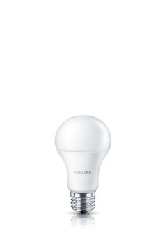 Philips Lampadina regolabile, luce bianca calda, 9,5 W (60 W), E27