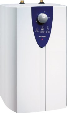 Siemens DO10702M scaldabagno Verticale Senza serbatoio (istantaneo) Sistema per caldaia singola Blu, Bianco