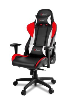 Arozzi Verona Pro V2 Sedia da gaming per PC Sedia imbottita tappezzata Nero, Rosso, Bianco