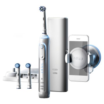 Oral-B Genius 8000S Adulto Spazzolino rotante-oscillante Bianco