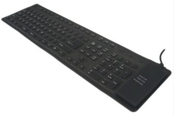 Mediacom Soft Keyboard tastiera USB + PS/2 Nero
