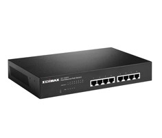 Edimax ES-1008PH switch di rete Non gestito Fast Ethernet (10/100) Supporto Power over Ethernet (PoE) Nero