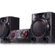 LG CJ65 set audio da casa Mini impianto audio domestico Nero, Rosso 8