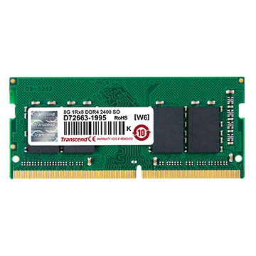 Transcend JetRam JM2400HSB memoria 8 GB 1 x 8 GB DDR4 2400 MHz