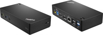 Lenovo ThinkPad USB 3.0 Ultra Dock Cablato USB 3.2 Gen 1 (3.1 Gen 1) Type-A Nero