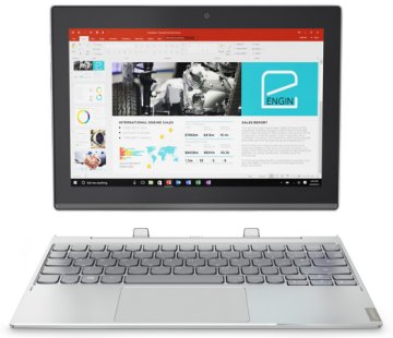 Lenovo Miix 320 Intel Atom® x5-Z8350 Ibrido (2 in 1) 25,6 cm (10.1") Touch screen Full HD 4 GB LPDDR3-SDRAM 128 GB eMMC Wi-Fi 5 (802.11ac) Windows 10 Pro Platino, Argento