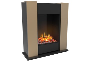 Dimplex Eng68-400 Vivaldi Caminetto freestanding Elettrico Nero, Bronzo