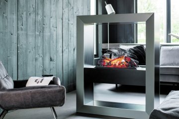 Dimplex Furniture BOXX walnut Interno Caminetto freestanding Elettrico Nero