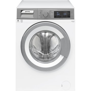 Smeg WHT914LSIT-1 lavatrice Caricamento frontale 9 kg 1400 Giri/min Cromo, Bianco