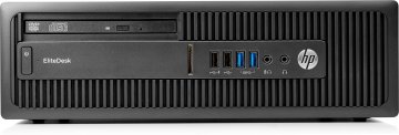 HP EliteDesk 705 G3 AMD PRO A10 PRO A10-9700 8 GB DDR4-SDRAM 1 TB HDD Windows 10 Pro SFF PC Nero