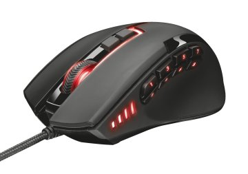 Trust Sikanda GXT 164 MMO mouse Gaming Mano destra USB tipo A Ottico 5000 DPI