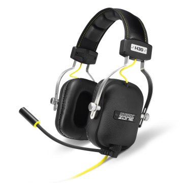 Sharkoon SHARK ZONE H30 Auricolare Cablato A Padiglione Gaming Nero, Giallo