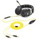 Sharkoon SHARK ZONE H30 Auricolare Cablato A Padiglione Gaming Nero, Giallo 3