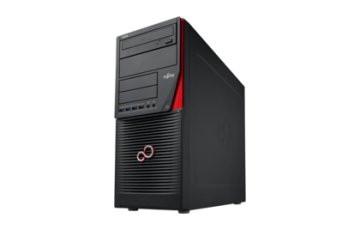 Fujitsu CELSIUS W550 Intel® Xeon® E3 v5 E3-1225V5 16 GB DDR4-SDRAM 256 GB SSD Windows 10 Pro Tower Stazione di lavoro Nero, Rosso