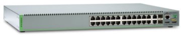 Allied Telesis AT-8100S/24 Gestito L3 Gigabit Ethernet (10/100/1000) Verde, Grigio