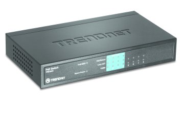 Trendnet TPE-S44 switch di rete Non gestito Supporto Power over Ethernet (PoE) Blu