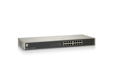 LevelOne GSW-1657 switch di rete Non gestito Gigabit Ethernet (10/100/1000) Nero, Grigio