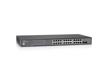 LevelOne GEU-2429 switch di rete Gigabit Ethernet (10/100/1000) Nero