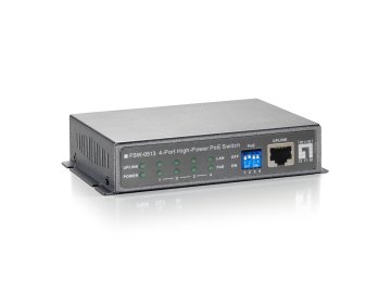 LevelOne FSW-0513 switch di rete Fast Ethernet (10/100) Supporto Power over Ethernet (PoE) Nero, Grigio