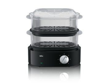 Braun FS 5100 pentola a vapore 2 cestello/i Superficie piana 850 W Nero