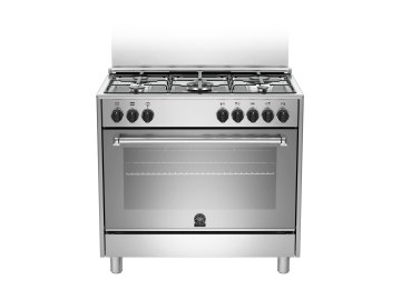 Bertazzoni La Germania Americana AMN905MFESXE cucina Elettrico Gas Stainless steel B