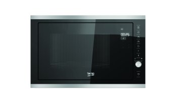 Beko MGB25333X forno a microonde Nero, Acciaio inox Microonde con grill Da incasso 25 L 900 W