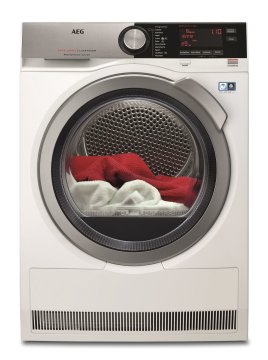 AEG T8DEC856 asciugatrice Libera installazione Caricamento frontale 8 kg A+++ Argento, Bianco