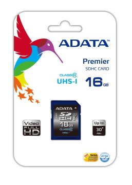 ADATA Premier SDHC UHS-I U1 Class10 16GB Classe 10