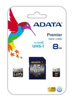 ADATA Premier SDHC UHS-I U1 Class10 8GB Classe 10