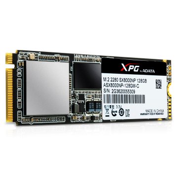 XPG SX8000 128 GB M.2 PCI Express 3.0 NVMe 3D MLC