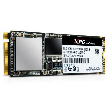XPG SX8000 M.2 256 GB PCI Express 3.0 3D MLC NVMe