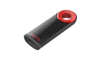 SanDisk Cruzer Dial unità flash USB 16 GB USB tipo A 2.0 Nero, Rosso