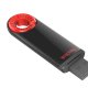 SanDisk Cruzer Dial unità flash USB 16 GB USB tipo A 2.0 Nero, Rosso 4