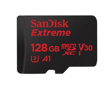 SanDisk Extreme 128 GB MicroSDXC UHS-I Classe 10