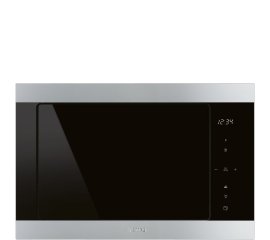 Smeg FMI325X forno a microonde Nero, Acciaio inox Microonde con grill Da incasso 25 L 900 W