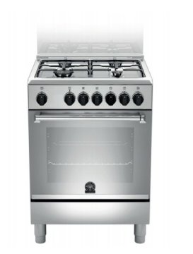 Bertazzoni La Germania AMN604MFESXE cucina Elettrico Gas Stainless steel A