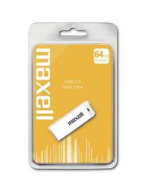 Maxell PASTEL64GO-854997 unità flash USB 64 GB USB tipo A 2.0 Bianco