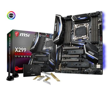 MSI X299 GAMING PRO CARBON AC Intel® X299 LGA 2066 (Socket R4) ATX