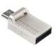 Transcend JetFlash 880 OTG 64GB unità flash USB USB Type-A / Micro-USB 3.2 Gen 1 (3.1 Gen 1) Nero, Argento 4