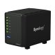 Synology DiskStation DS416slim NAS Desktop Marvell Armada 385 88F6820 0,5 GB DDR3 0 TB DiskStation Manager Nero 3
