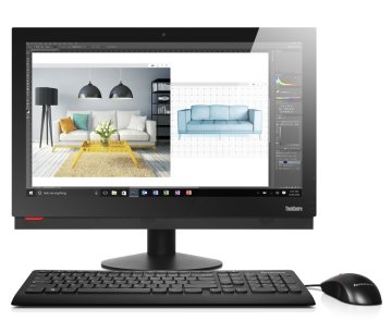 Lenovo ThinkCentre M910z Intel® Core™ i7 i7-7700 60,5 cm (23.8") 1920 x 1080 Pixel Touch screen PC All-in-one 8 GB DDR4-SDRAM 512 GB SSD Windows 10 Pro Wi-Fi 5 (802.11ac) Nero