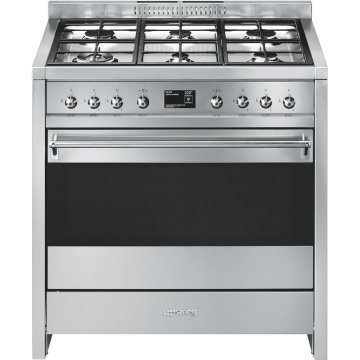 Smeg A1-9 cucina Elettrico Gas Acciaio inox