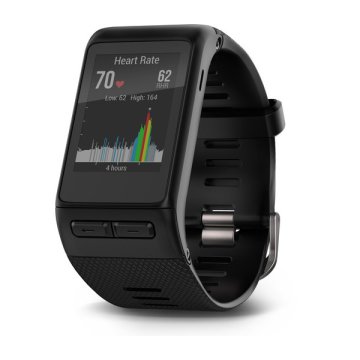 Garmin vívoactive HR MIP Braccialetto per rilevamento di attività Nero