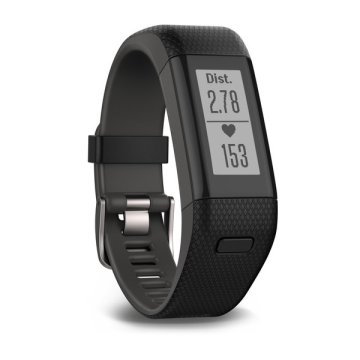 Garmin vívosmart HR+ OLED Braccialetto per rilevamento di attività Nero