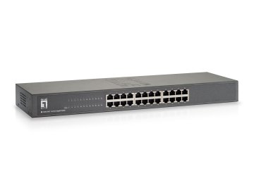 LevelOne GSW-2457 switch di rete Non gestito Gigabit Ethernet (10/100/1000) Nero