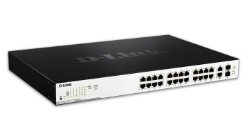 D-Link DGS-1100-26MP switch di rete Gestito L2 Gigabit Ethernet (10/100/1000) Supporto Power over Ethernet (PoE) 1U Nero