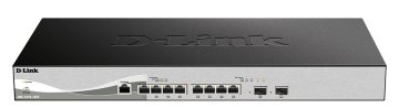 D-Link DXS-1210-10TS switch di rete Gestito L2/L3 10G Ethernet (100/1000/10000) 1U Nero, Argento